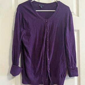 GAP Rich Purple Knit Sweater